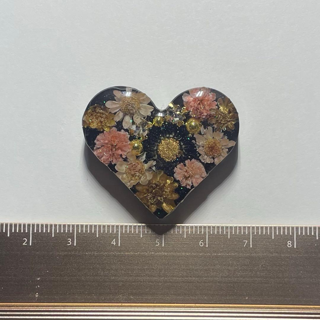 ya-78 ハンドメイド レジン ヘアゴム ブローチ ポニーフック キーホルダー