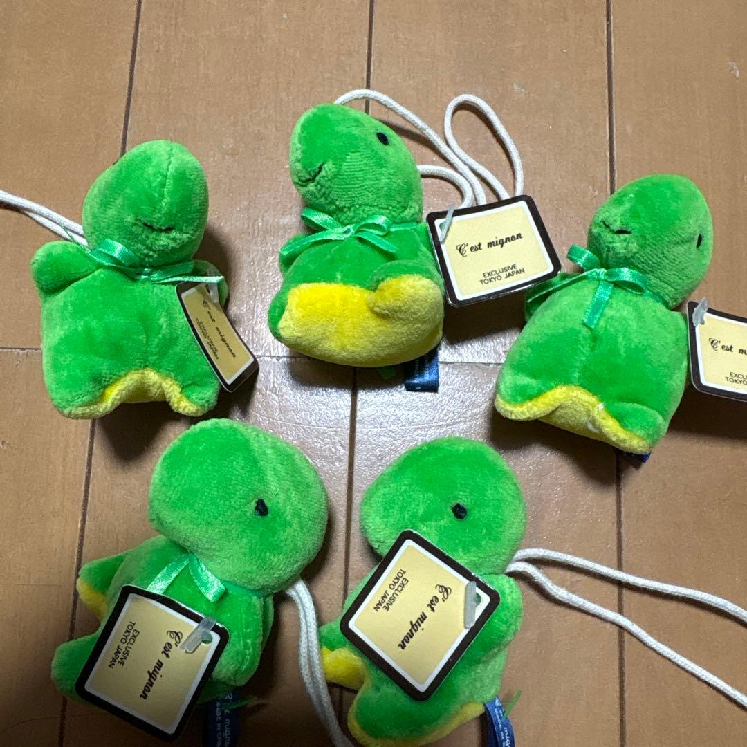 C'est mignon セ　ミニョンぬいぐるみ 5体セット 紐付きマスコット