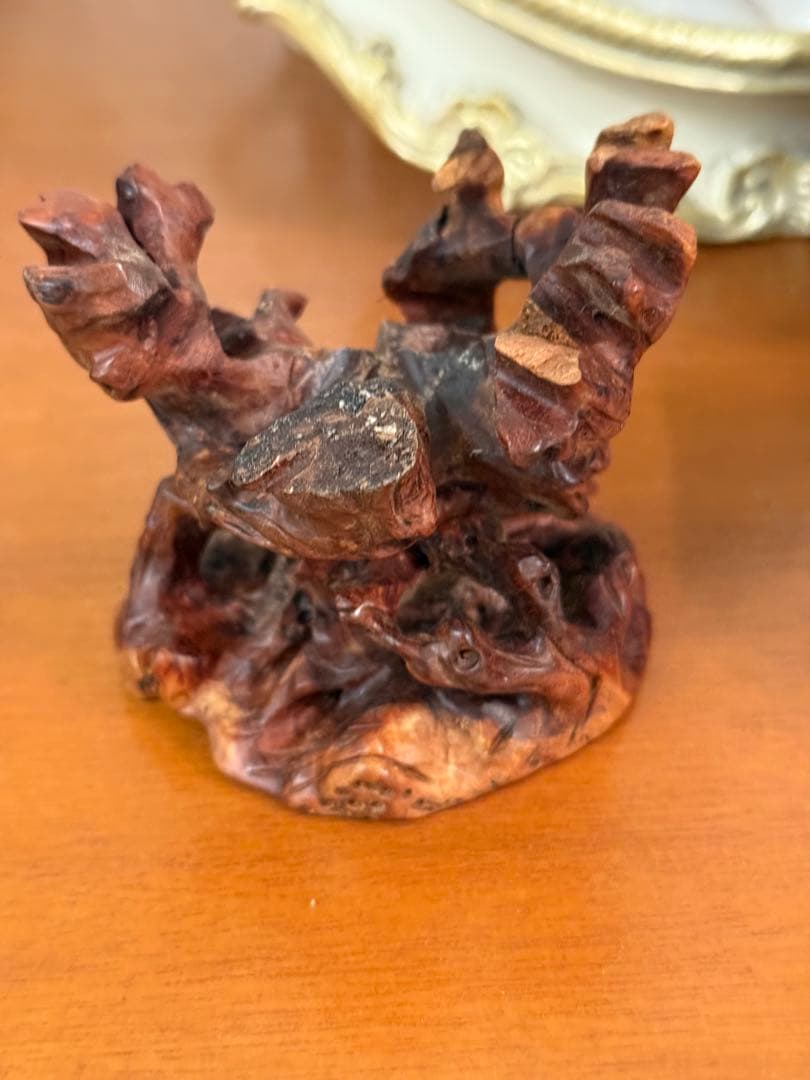 味わい深いなんとも美しい木目の香炉台 盆栽台