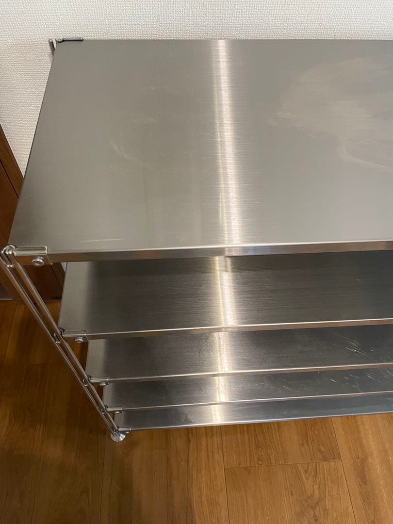 無印良品 ステンレスユニットシェルフ 2台セット