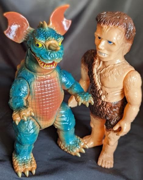 フランケンシュタイン＆バラゴン（マーミット）ソフビフィギュア２体セット