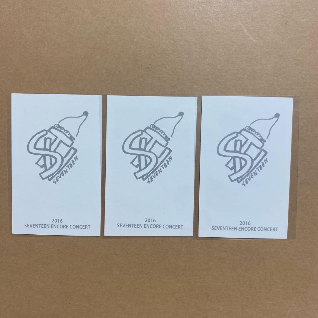 SEVENTEEN THE 8 2016 ENCORE CONCERT トレカ