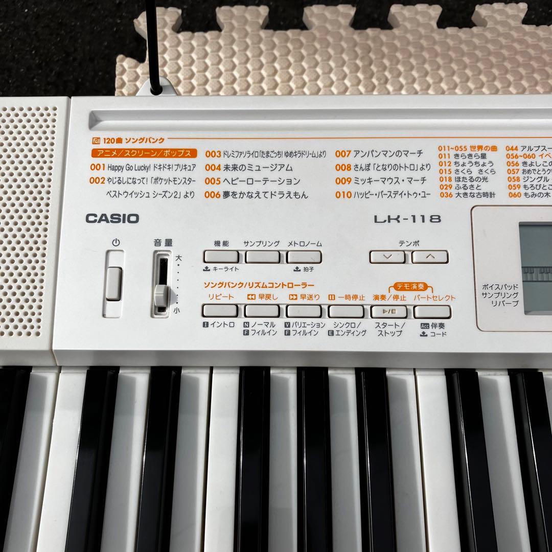 CASIO 光ナビゲーション LK-118 キーボード