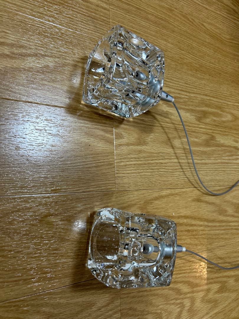 KISHIMA　５灯　ガラスキューブ　ペンダントライト　ハロゲン灯
