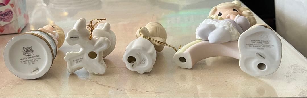 プレシャスモーメント4体アメリカ　ヴィンテージ　3箱付き