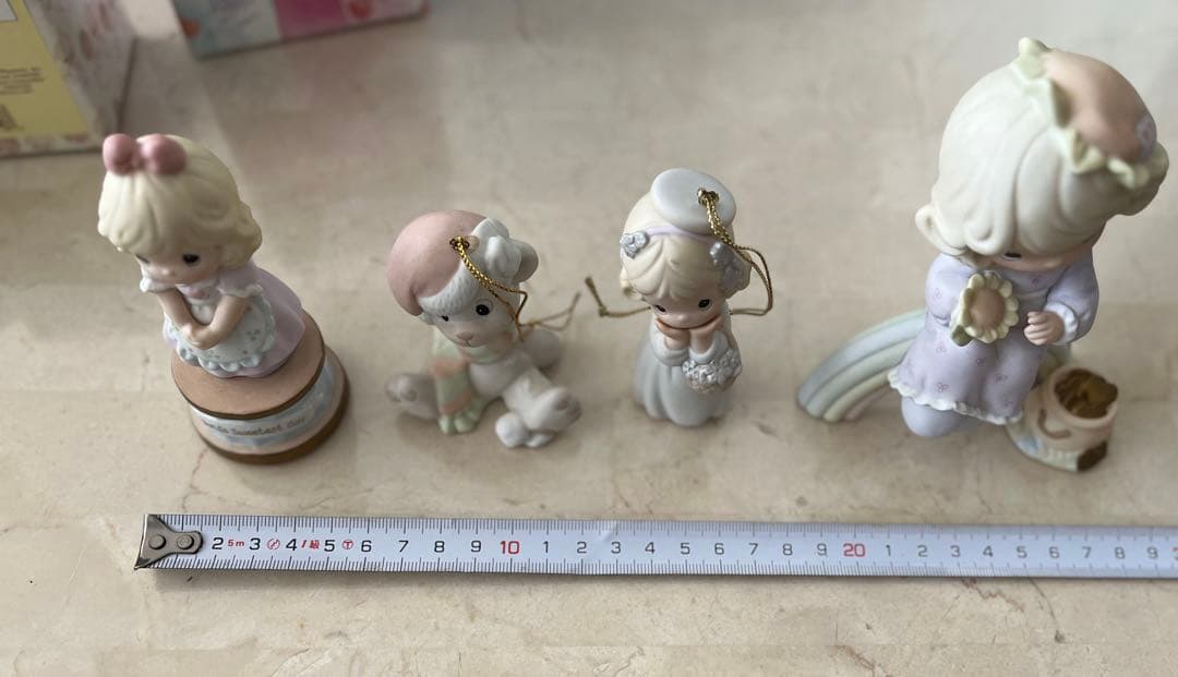 プレシャスモーメント4体アメリカ　ヴィンテージ　3箱付き