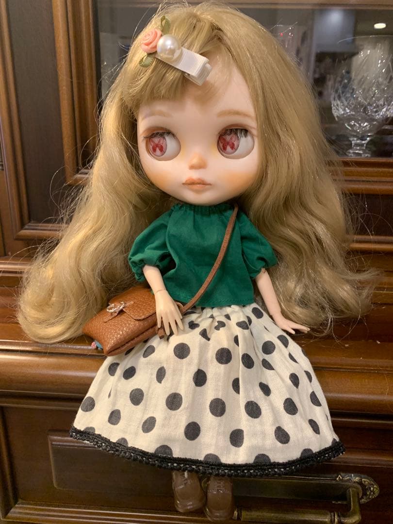 カスタム アイシードール アウトフィット スタンド 付き❤ 天然石使用❣