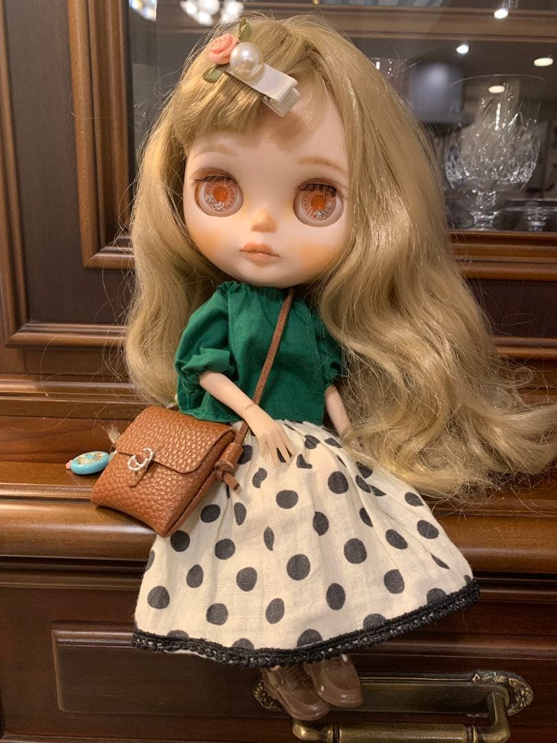 カスタム アイシードール アウトフィット スタンド 付き❤ 天然石使用❣