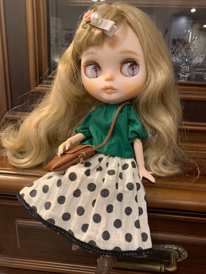 カスタム アイシードール アウトフィット スタンド 付き❤ 天然石使用❣