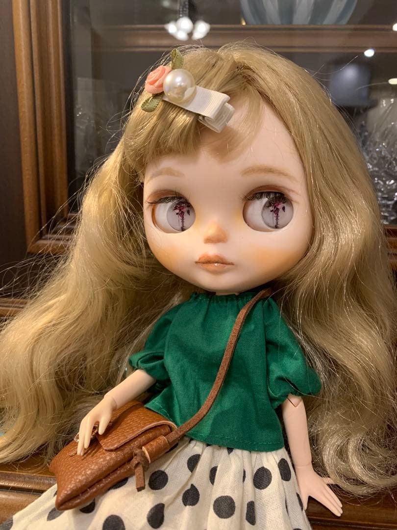 カスタム アイシードール アウトフィット スタンド 付き❤ 天然石使用❣