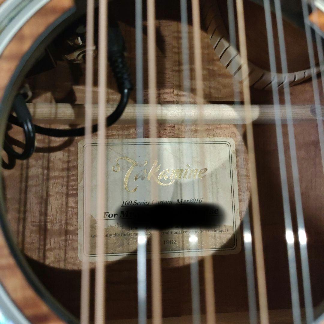 Takamine 100custom 12弦ギター オーダー品　ハードケース付き