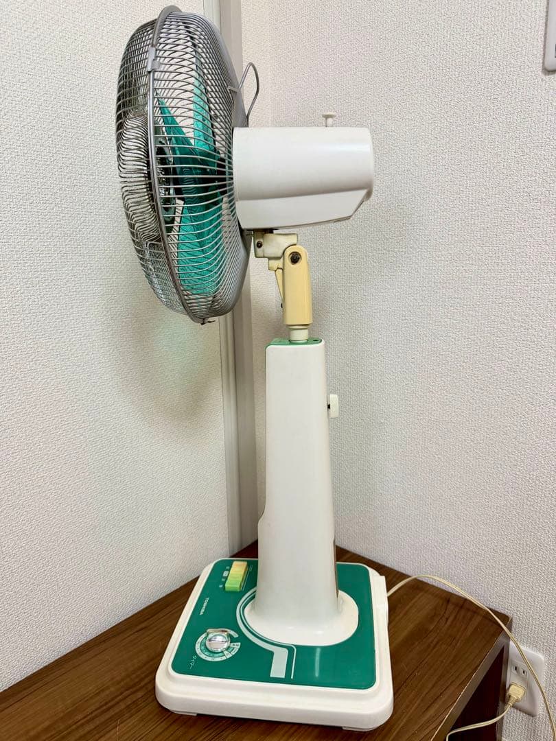 【レア】TOSHIBA F-343G リビング　扇風機　骨董品　昭和レトロ