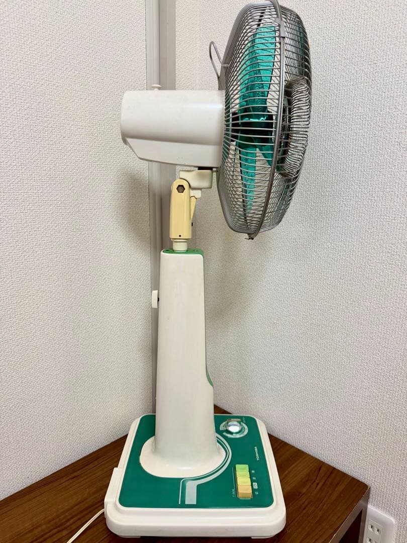 【レア】TOSHIBA F-343G リビング　扇風機　骨董品　昭和レトロ