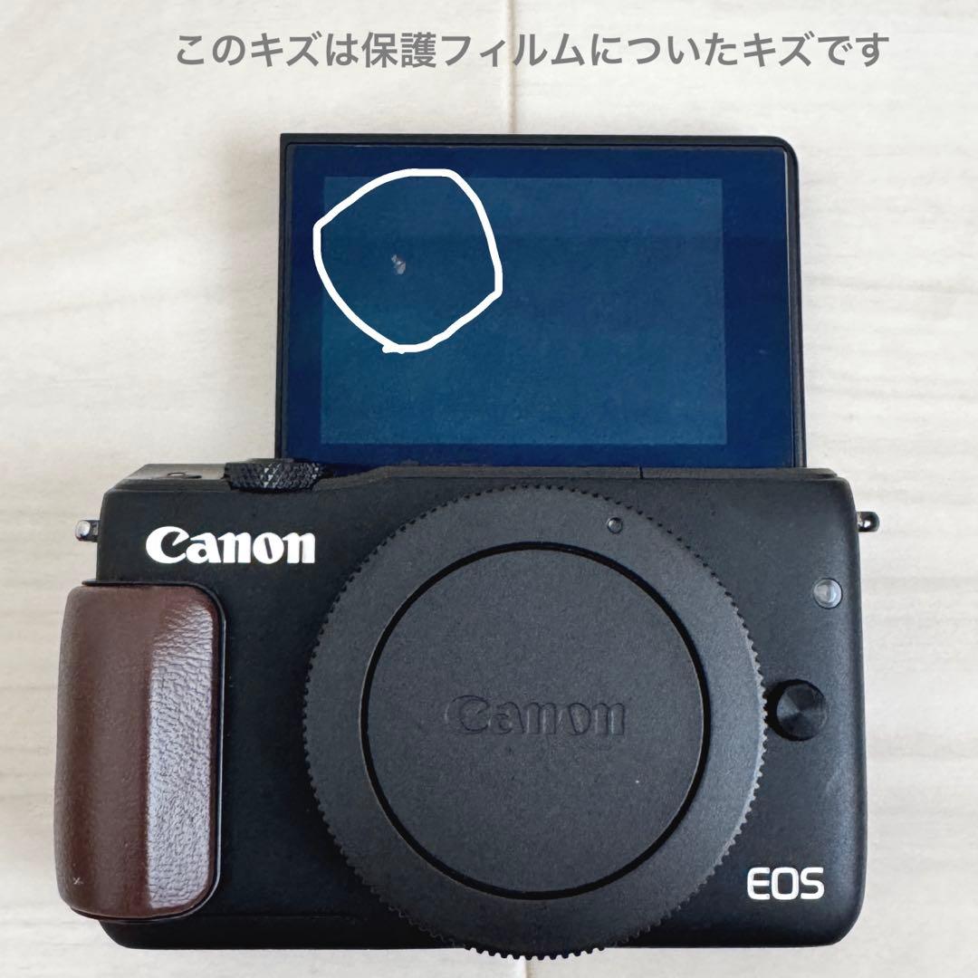 【美品】Canon EOS M10 ダブルレンズキット ブラック グリップ付き