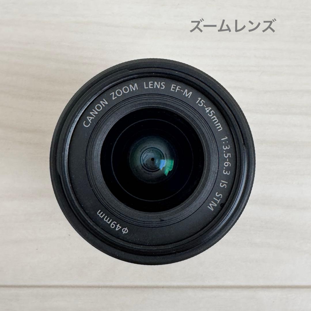 【美品】Canon EOS M10 ダブルレンズキット ブラック グリップ付き