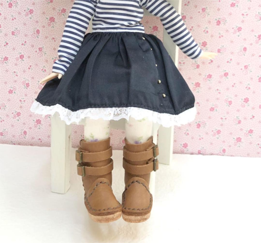 ドールブーツ ② 本革 ネオブライス アイシードール ピュアニーモ リカちゃん