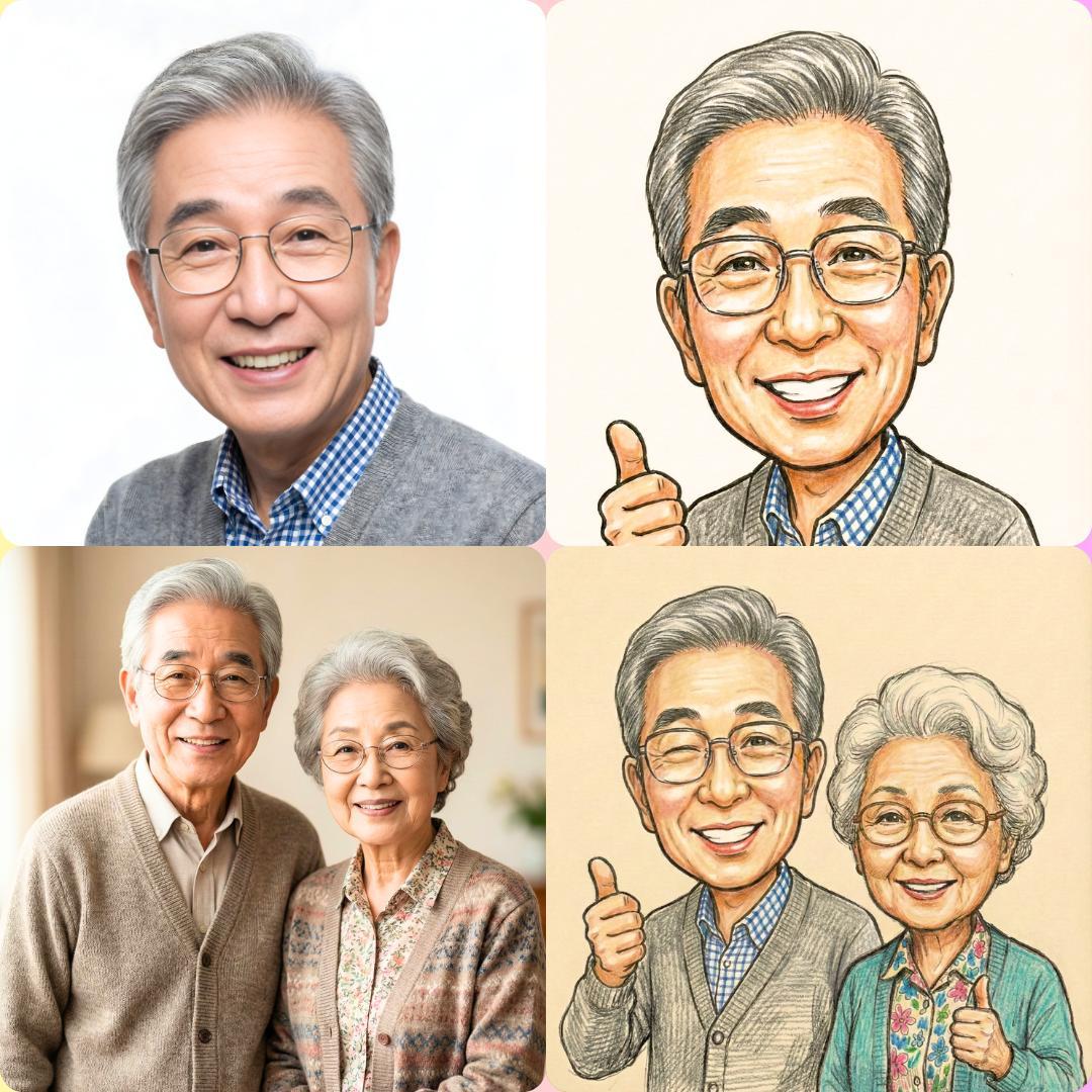 【 まゆまゆ 様】大切な想いを形にあたたかい 似顔絵オーダー 名前ポエム 名前詩