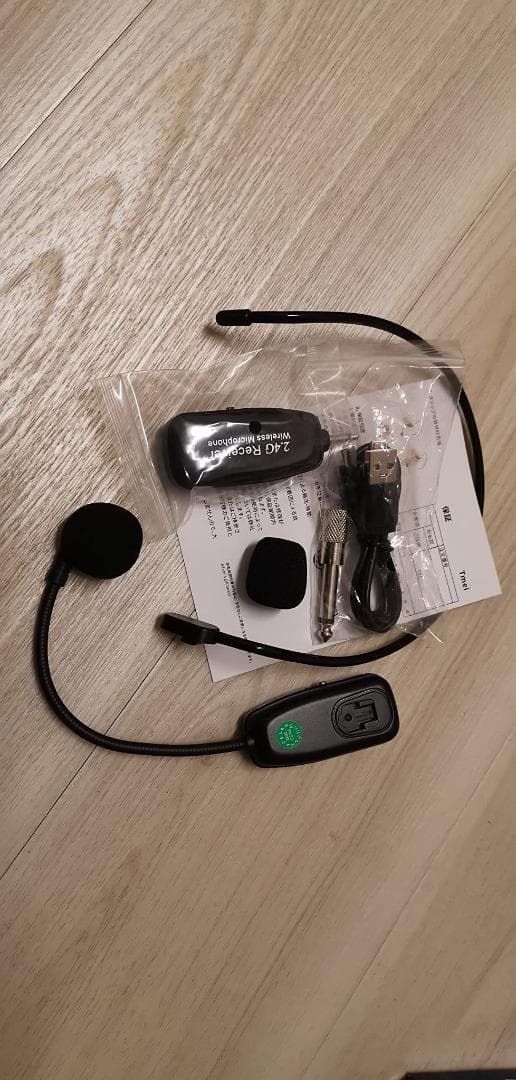 2.4G ワイヤレス ヘッドセット マイク ロフォン ステージ ポータブル拡声A