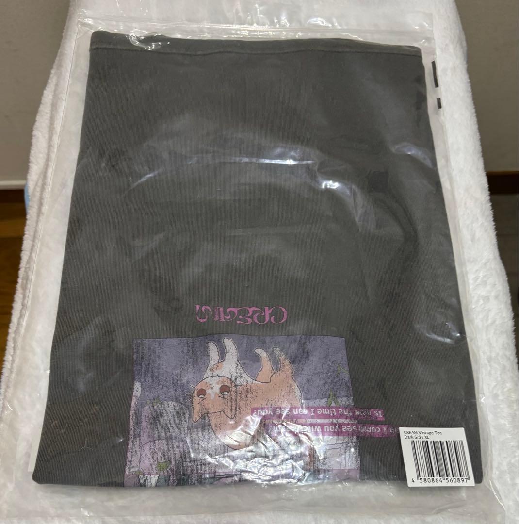 ずっと真夜中でいいのに。Tシャツ　XL クリーム　ヴィンテージ　Tシャツ