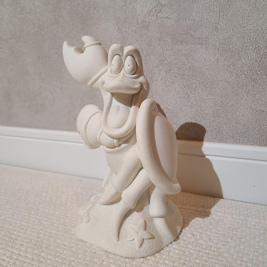 ディズニーランド　ガラスの靴　リトルマーメイド　セバスチャン　置物　白シリーズ