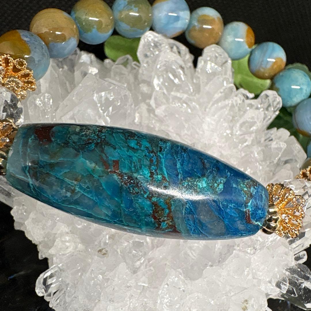 ＊イチゴchan様お取置き3/1＊クリソコラシリカ　天珠　瑪瑙　アゲート