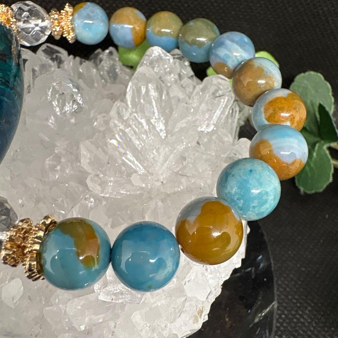 ＊イチゴchan様お取置き3/1＊クリソコラシリカ　天珠　瑪瑙　アゲート