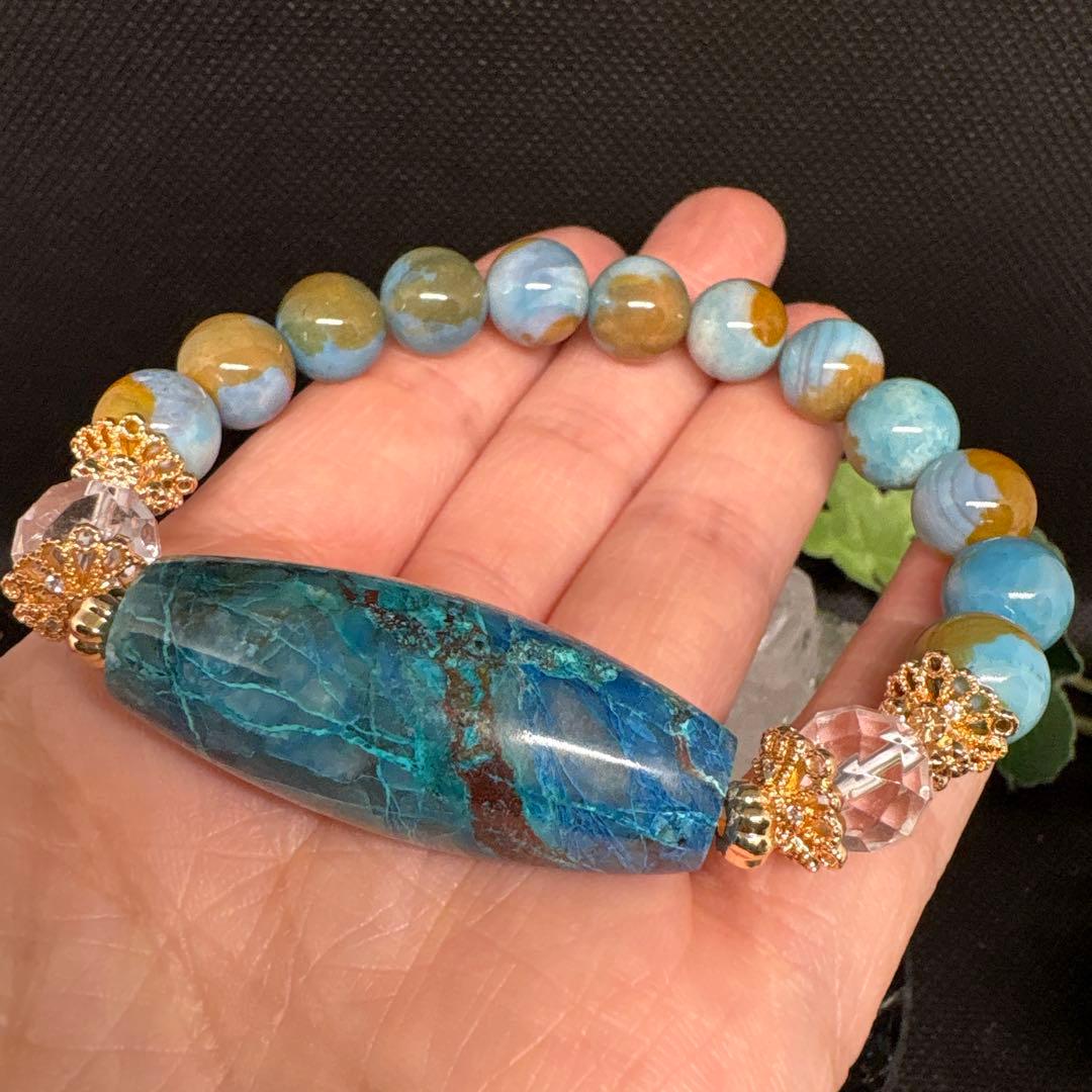 ＊イチゴchan様お取置き3/1＊クリソコラシリカ　天珠　瑪瑙　アゲート