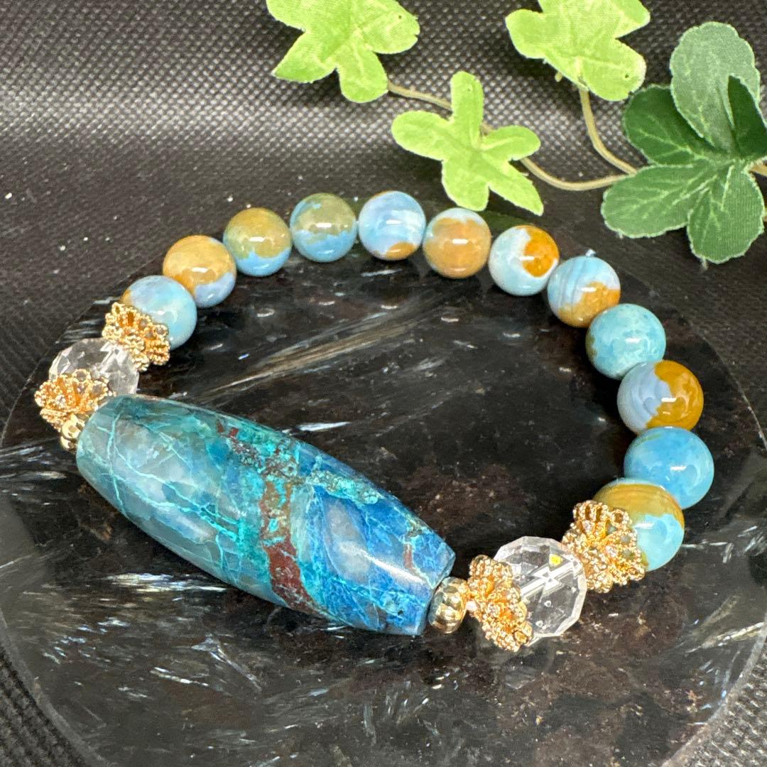 ＊イチゴchan様お取置き3/1＊クリソコラシリカ　天珠　瑪瑙　アゲート