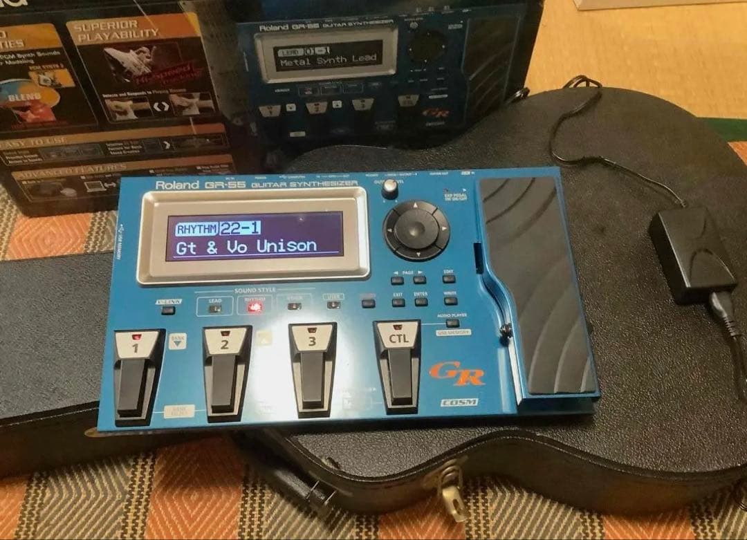 弦*ん様 ローランドギターシンセサイザー青＋GK3ピックアップ未使用