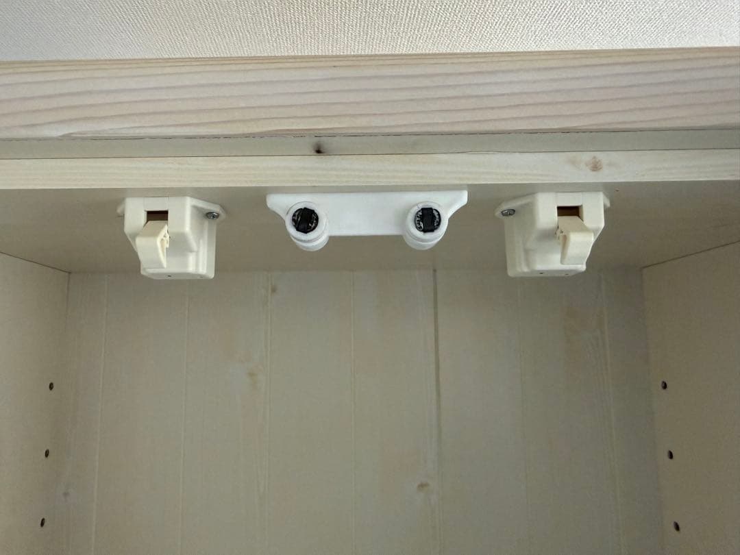 ⭐︎ニトリ おしゃれな食器棚 幅60cm 引取り限定／上下分割／シミ2か所あり