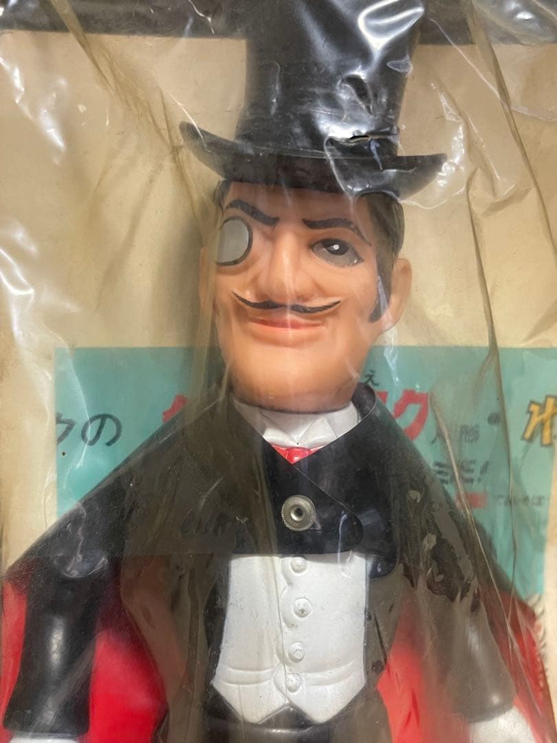 未開封品　当時物　中嶋製作所タイガーマスク　ミスターエックス　ソフビ　ミスターX