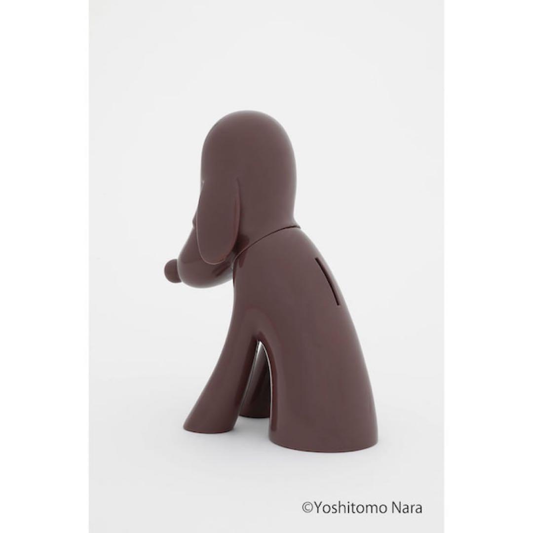 【新品】奈良美智　あおもり犬貯金箱　ココア