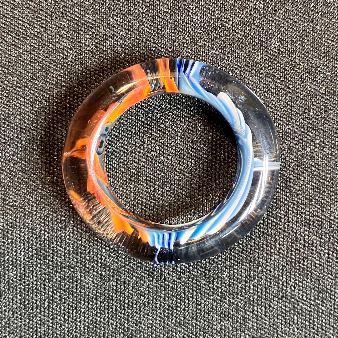 Xodas リング 指輪 ボロシリケイトガラス Fire-Ice