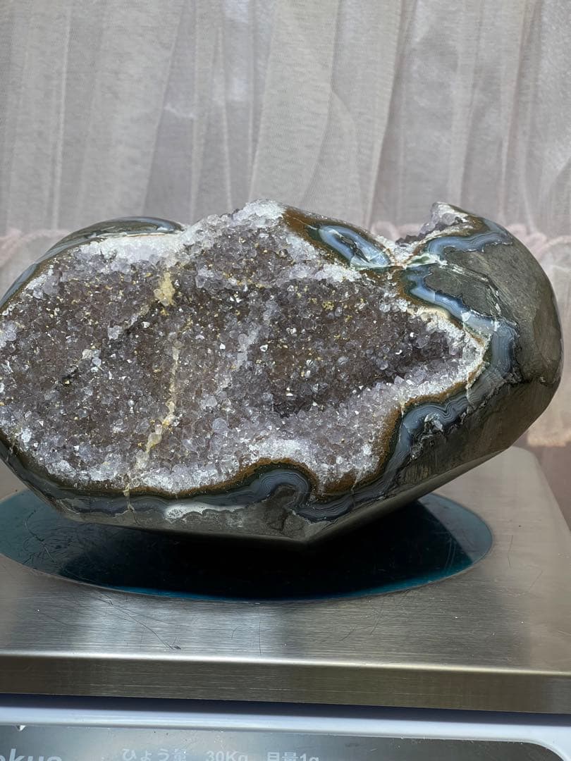 セール^_^ 天然石　原石　レッド系　アメジストクラスター 重さ2700g