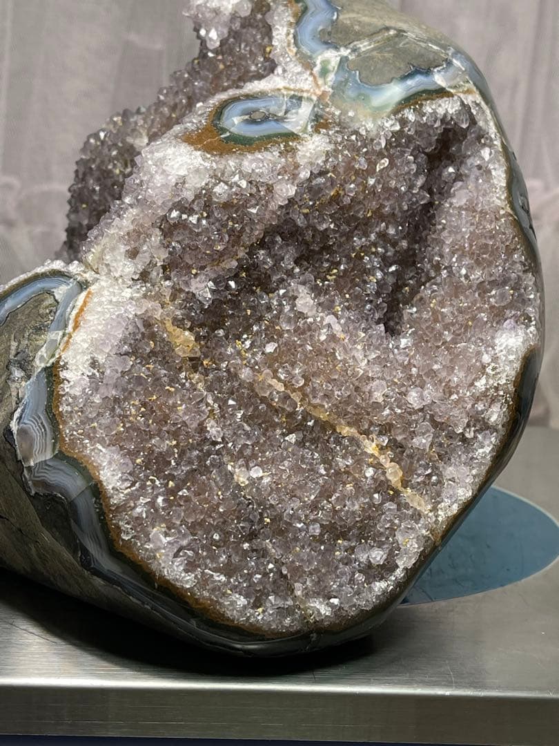 セール^_^ 天然石　原石　レッド系　アメジストクラスター 重さ2700g