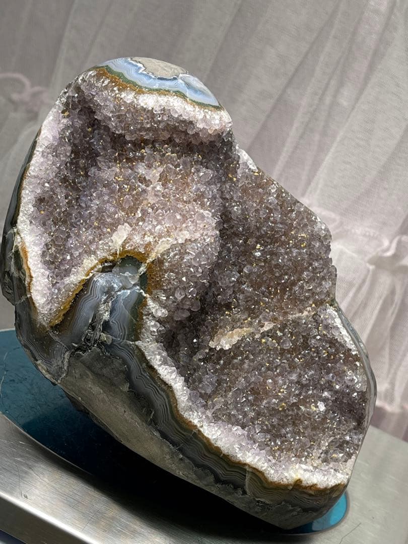 セール^_^ 天然石　原石　レッド系　アメジストクラスター 重さ2700g