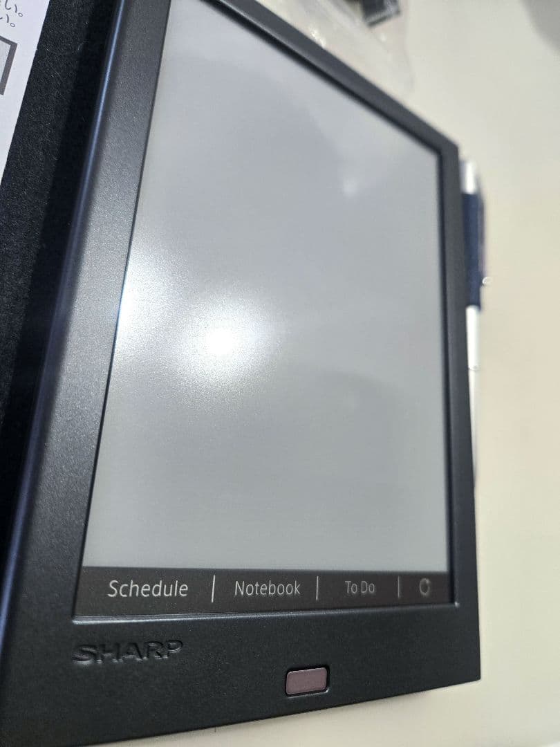 シャープ 電子ノート WG-PN1 手帳機能付き 電子ペーパーディスプレイ搭載