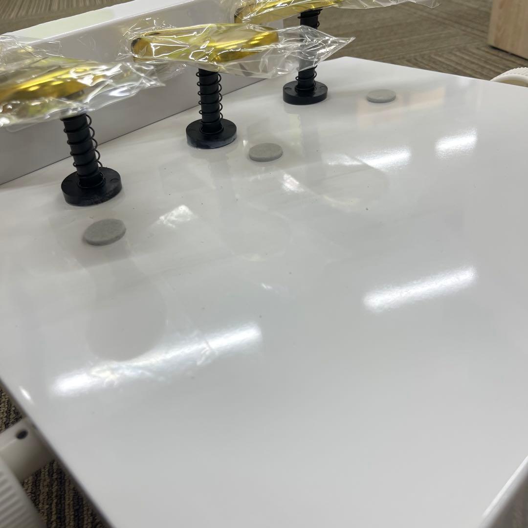 ◆新品未使用◆ピアノ 補助ペダル 3本 フットペダル ホワイト 白