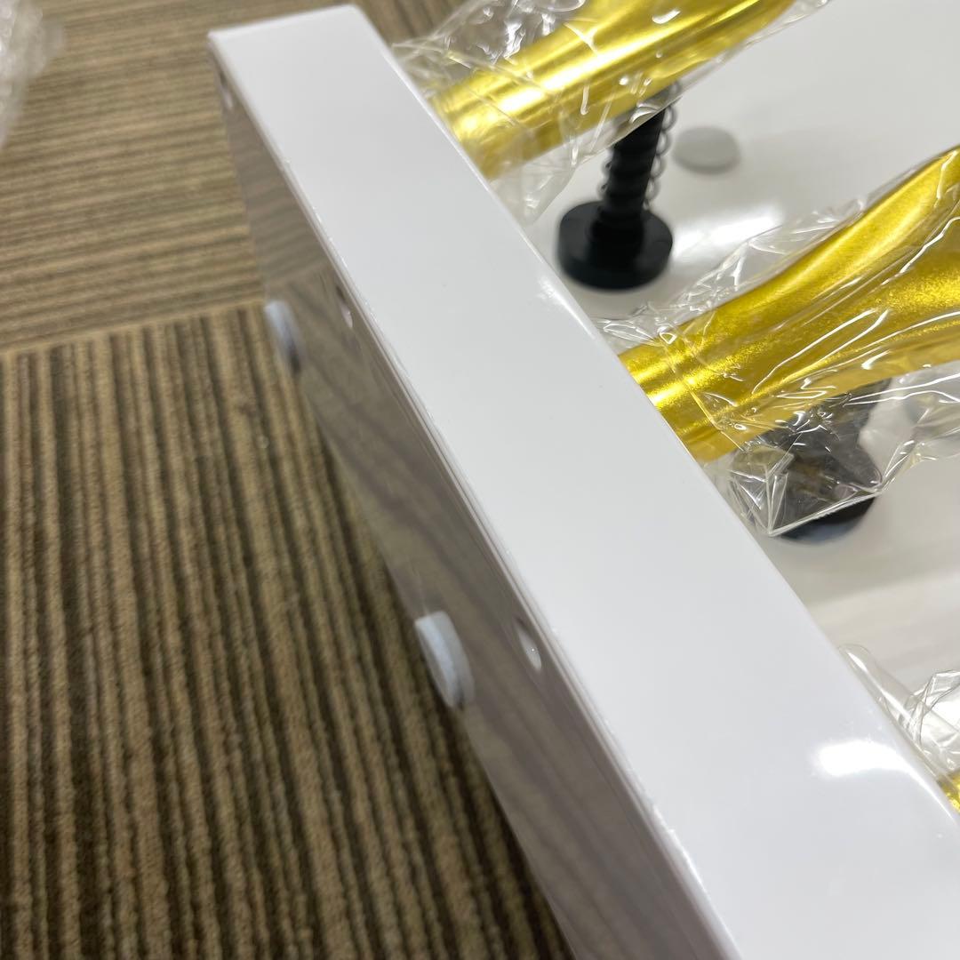 ◆新品未使用◆ピアノ 補助ペダル 3本 フットペダル ホワイト 白