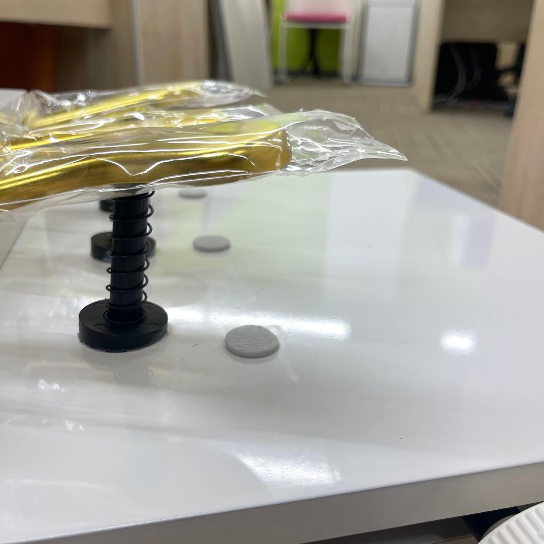 ◆新品未使用◆ピアノ 補助ペダル 3本 フットペダル ホワイト 白