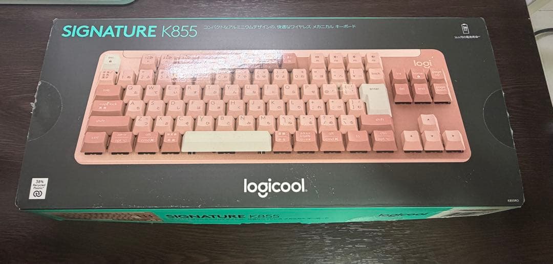Logicool キーボードK855 ピンク