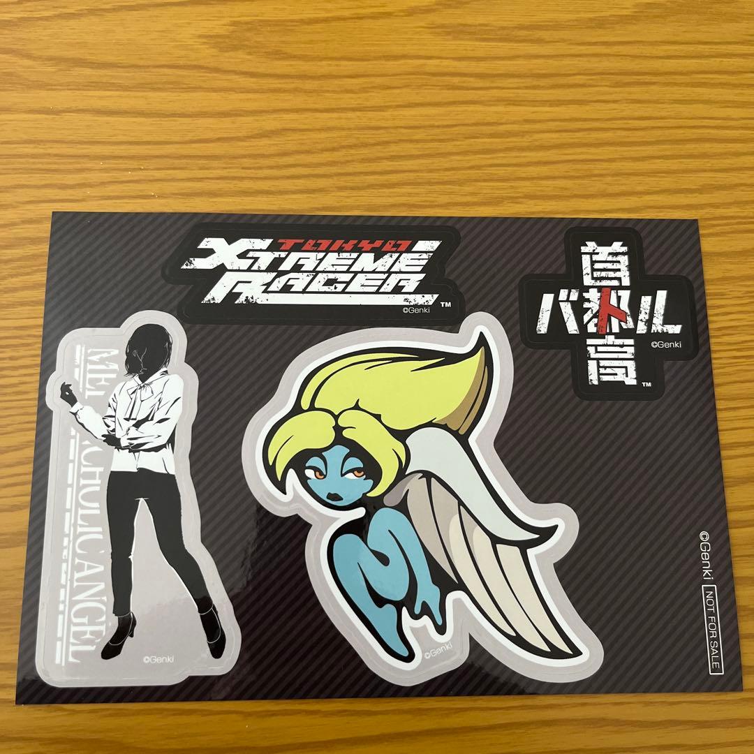 首都高バトル　缶バッジ　ステッカー