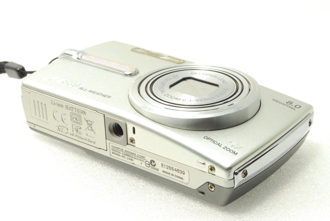 OLYMPUS μ830 ❤️動作確認済 オリンパス シルバー デジタルカメラ