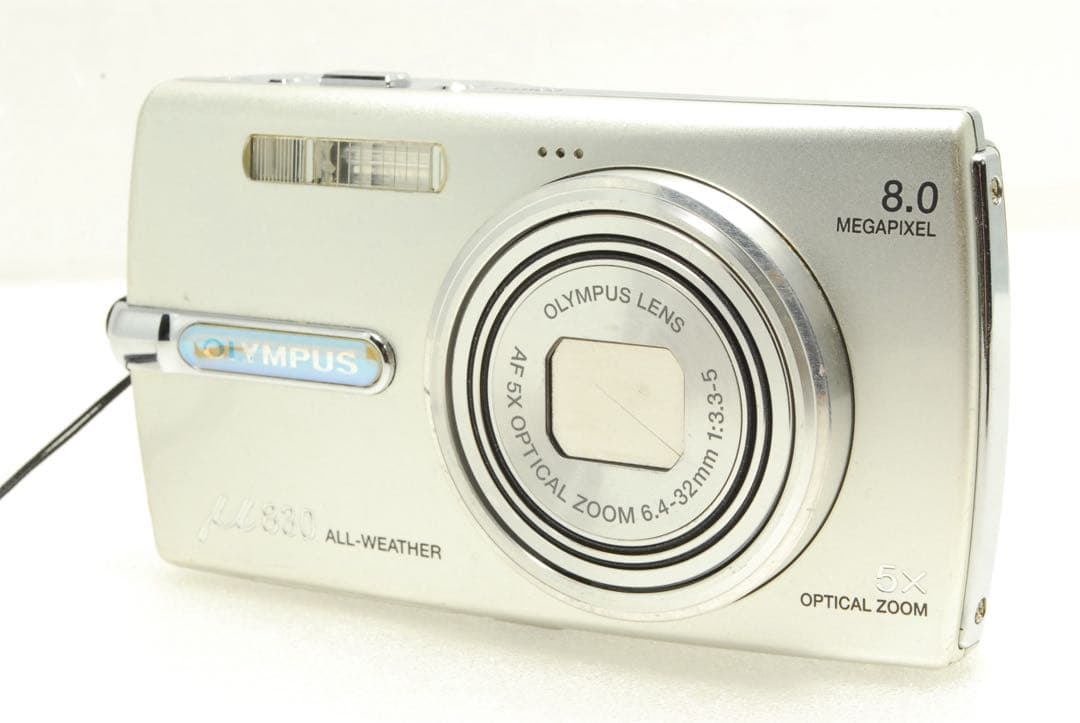 OLYMPUS μ830 ❤️動作確認済 オリンパス シルバー デジタルカメラ