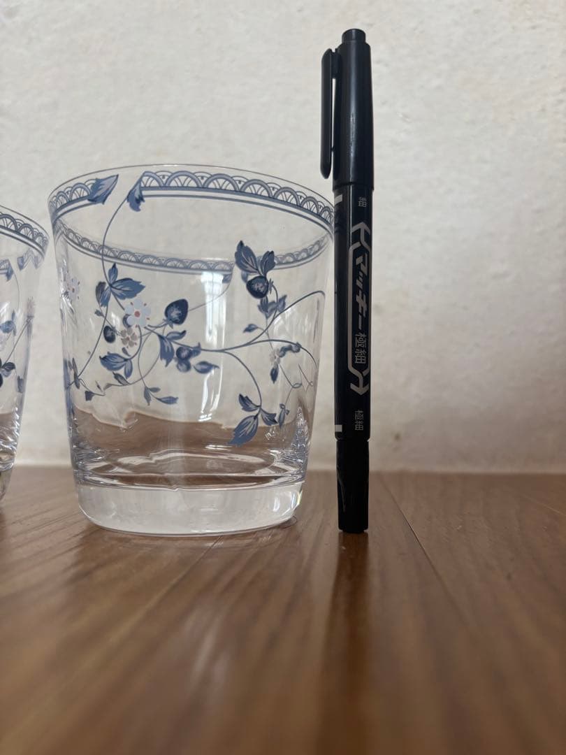 ノリタケクリスタル ストロベリーデライト グラス