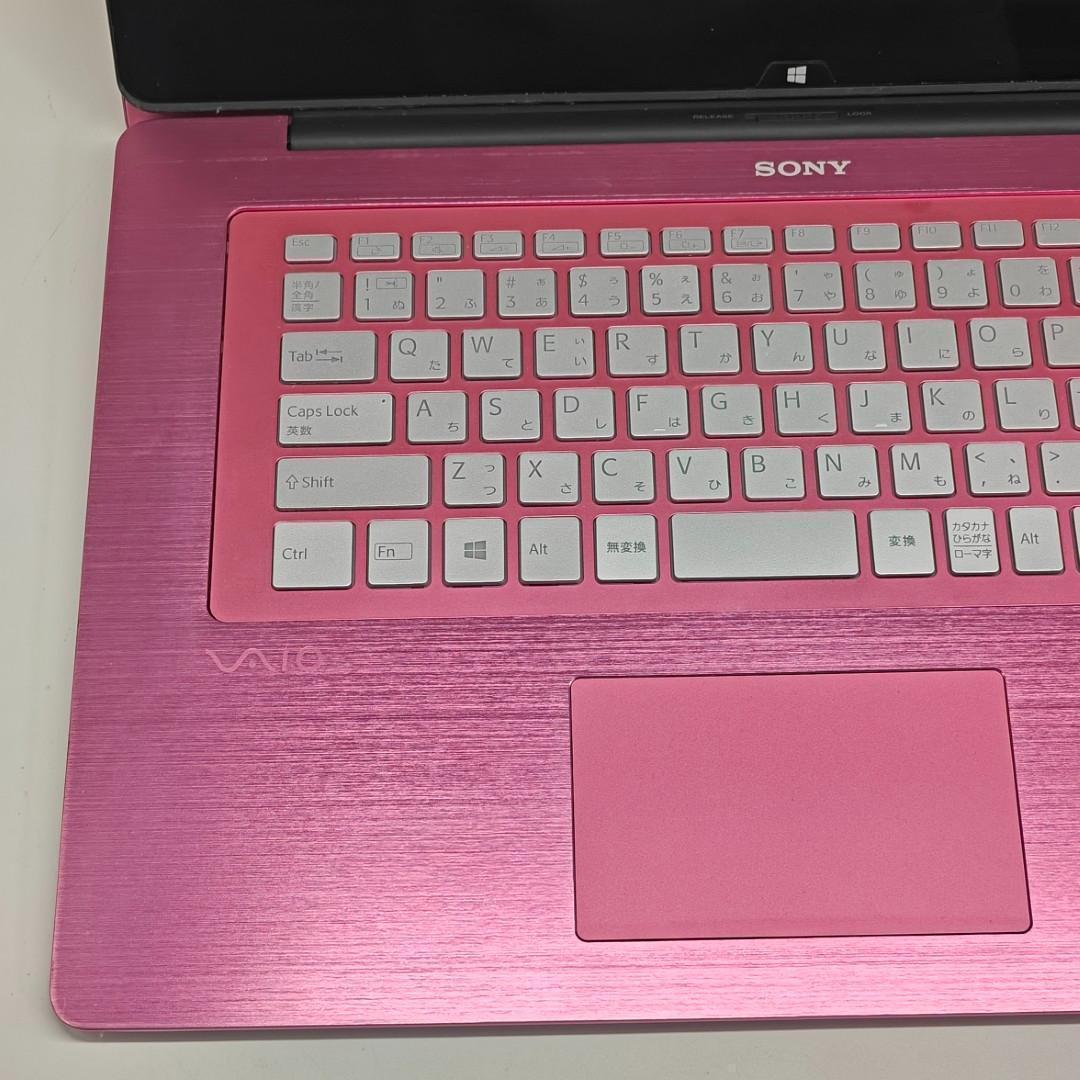 【VAIO】高速i7 SSD500GB 16GB ピンク タッチパネルノートPC