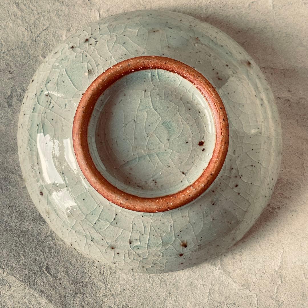 【新品未使用】イムサエム 染付 兎紋輪花小皿　入手困難