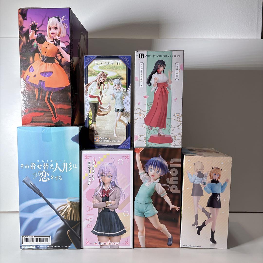 未開封 美少女フィギュア プライズ 7体セット 喜多川海夢 アーリャ アニメ