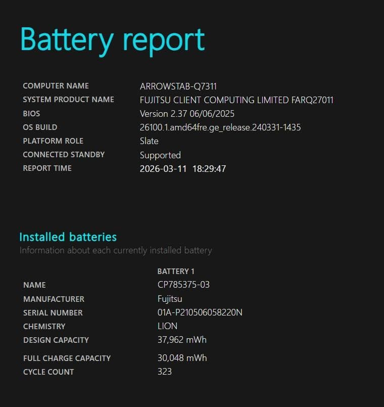 値下げ◆ArrowsTab Q7311/FB◆第11世代Windowsタブレット