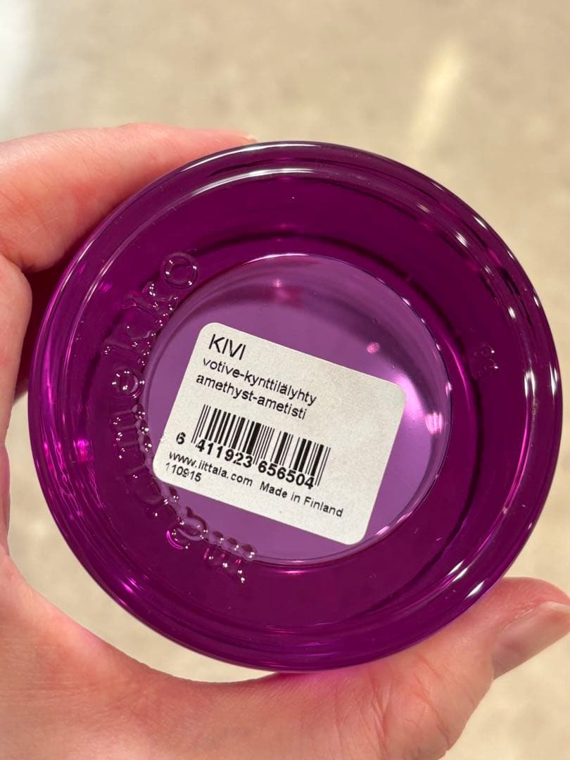L*e様 【廃盤レア】  kivi キャンドルホルダー アメジスト